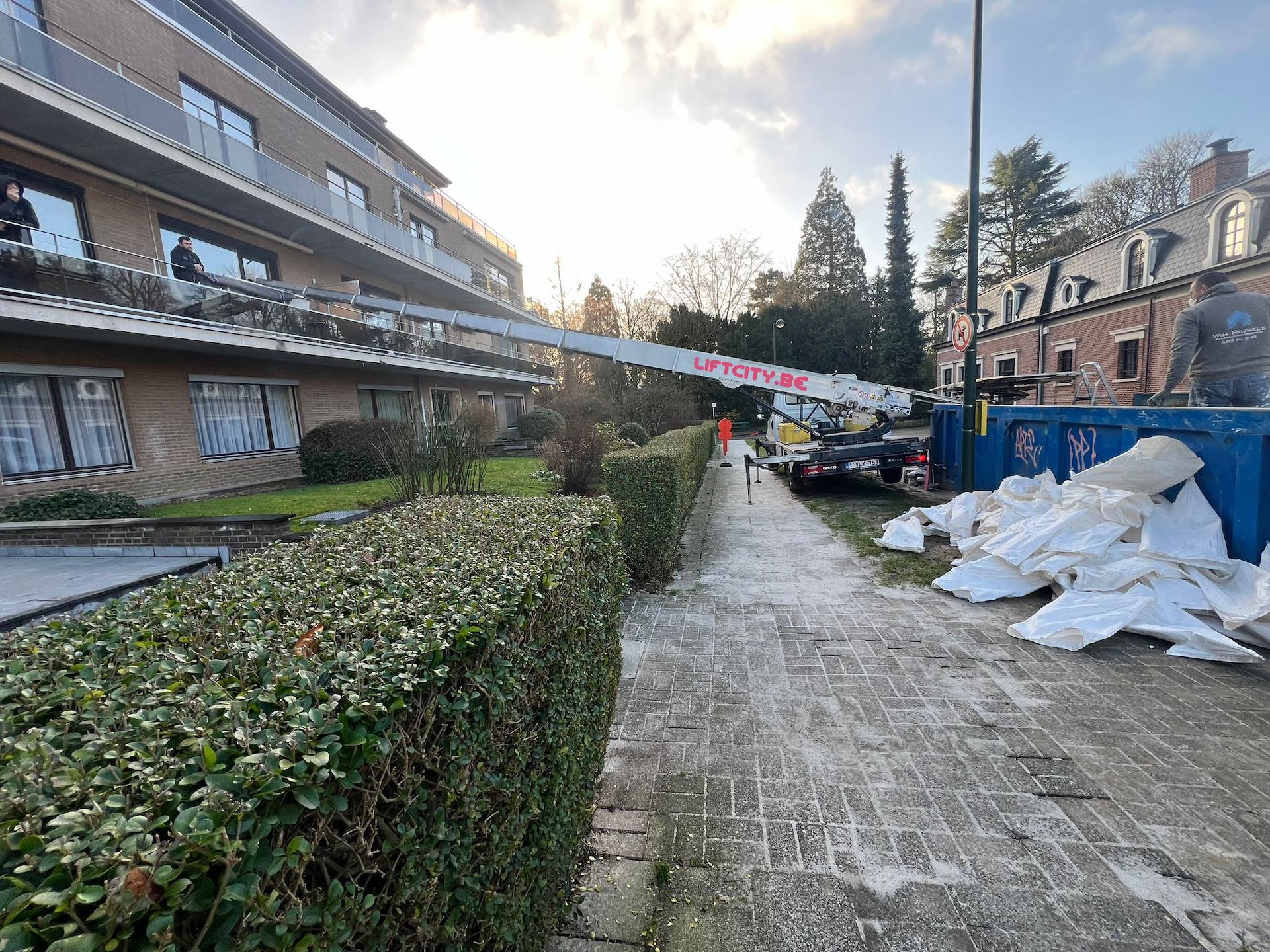 Ontruiming van een woning in Brussel