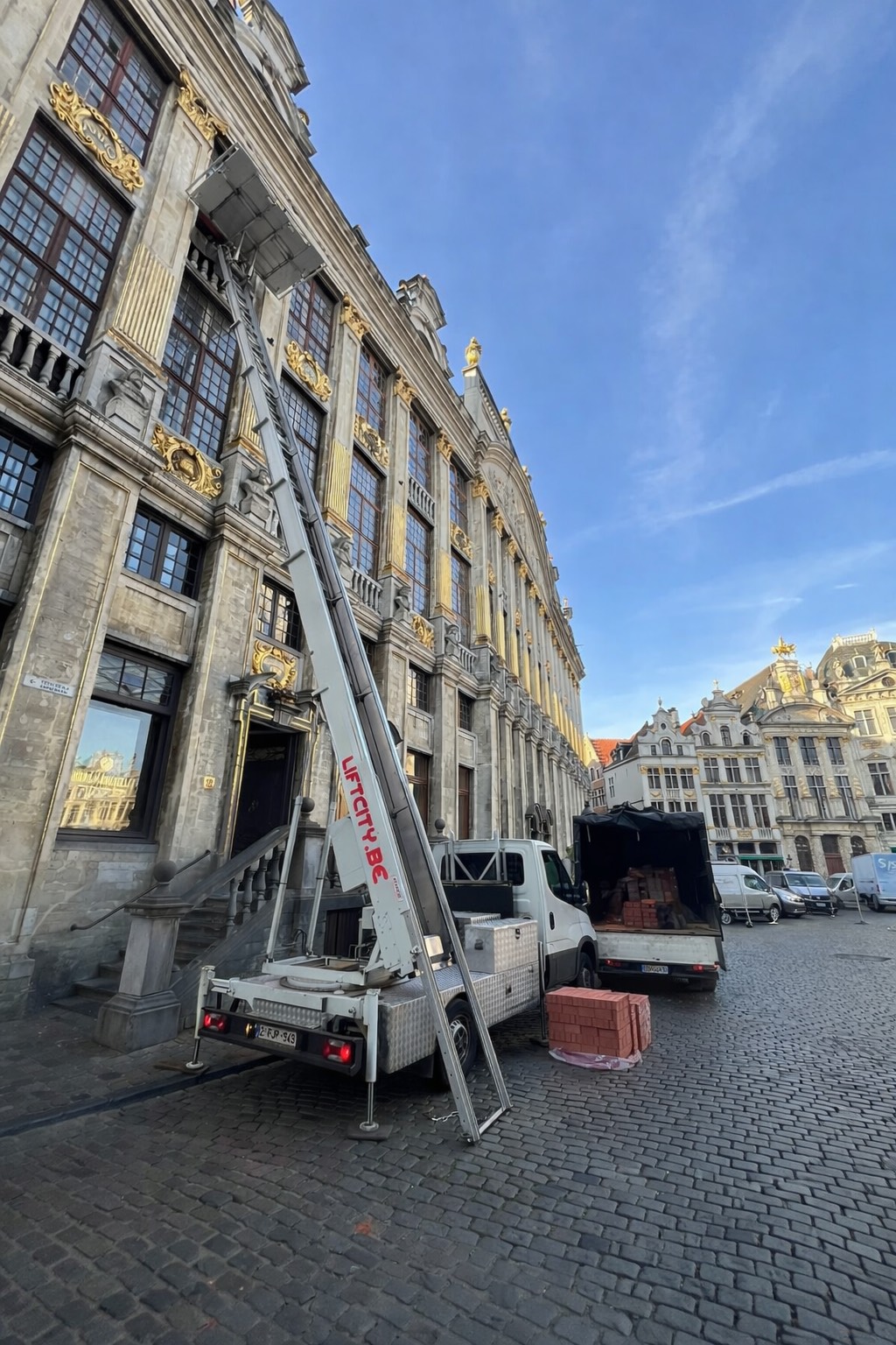 Verhuizers aan het werk
